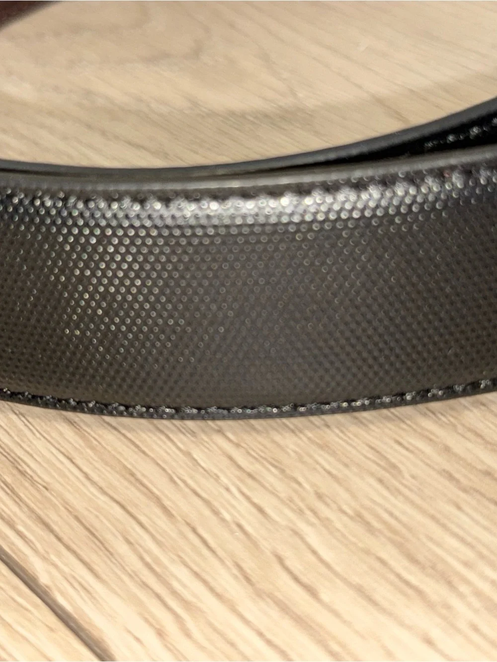 Nike Men’s Core Reversible Belt Black Brown XL 42-44 Gunmetal Swoosh Buckle NWT